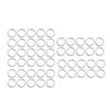 GZYF Oil Drain Gasket Plug Washer Transmission Case Sealing Ring 50Pcs for Lexus ES250 ES300 ES300h ES330 ES350 GS200T Aluminum Sliver view 3