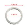 GZYF Oil Drain Gasket Plug Washer Transmission Case Sealing Ring 50Pcs for Lexus ES250 ES300 ES300h ES330 ES350 GS200T Aluminum Sliver view 4