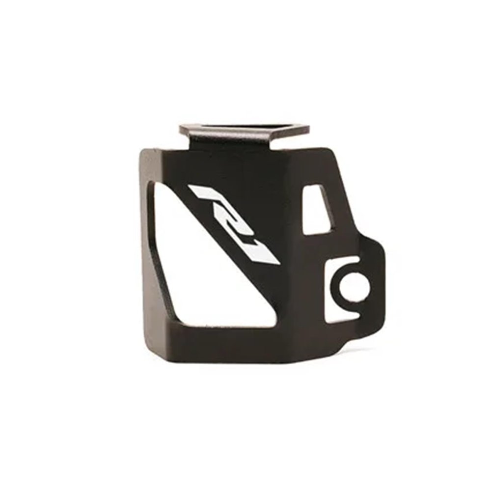 JevLoN Compatible with YZFR3 YZFR1 YZFR6 YZF R25 YZF R1 R3 R6 R7 R125 Motorcycle CNC Rear Brake Fluid Reservoir Guard Cover Protector (Size : R1 Black)