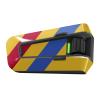 MC MOTOPARTS Headsets Decal Protection Cover Sticker x2 CC005 Yellow Blue Flag Color Compatible with Cardo Packtalk Edge view 1