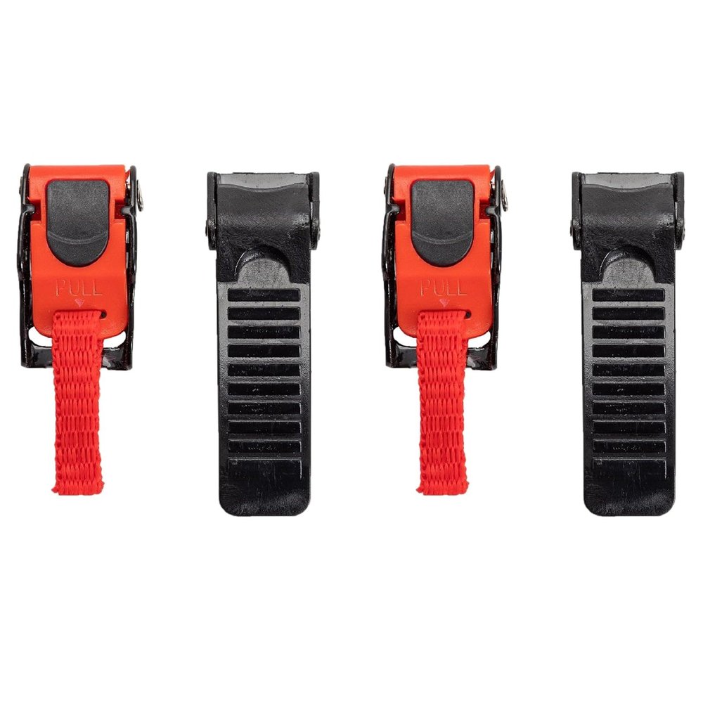 GRABLOOM Plastics Speed Clip Quick Release Chin Strap Button Pull Buckle Helmet Clip Replacement, 1 set of 2