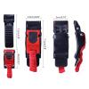 GRABLOOM Plastics Speed Clip Quick Release Chin Strap Button Pull Buckle Helmet Clip Replacement, 1 set of 2 view 3
