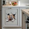 3D Love Tiger Car Decals, Wall Decal Stickers Pack of 2- Realistic Bengal Tiger Stickers for Wall, Vinyl Decals, Bumper Stickers for Car Window Set 8 view 4