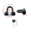 WOOXGEHM U Lock, Corrode Resistant, Anti Fracture, Anti Cut Zinc Alloy Disc Lock with Keys, High Security, Portable Compact U Lock for RV Truck Trailer Engineering Car Trailer view 4