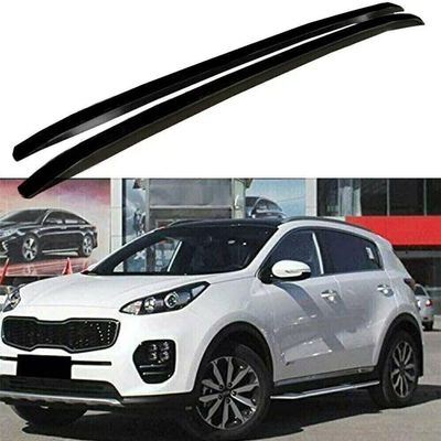 ManiGoon Fits for KIA Sportage 2016 2017 2018 2019 2020 2021 2Pcs Roof Rail Rack Luggage Side Rail Bar Cargo Carrier Black, KIA-XLJ-KX5