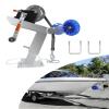Adjustable Boat Trailer Winch Stand with Roller, Boat Trailer Winch Post, Fits 3" W x 4" H Trailer Drawbar, Boat Trailer Winch Mount for Motorboats/Fishing Boats Up to 16.4FT in Length view 1