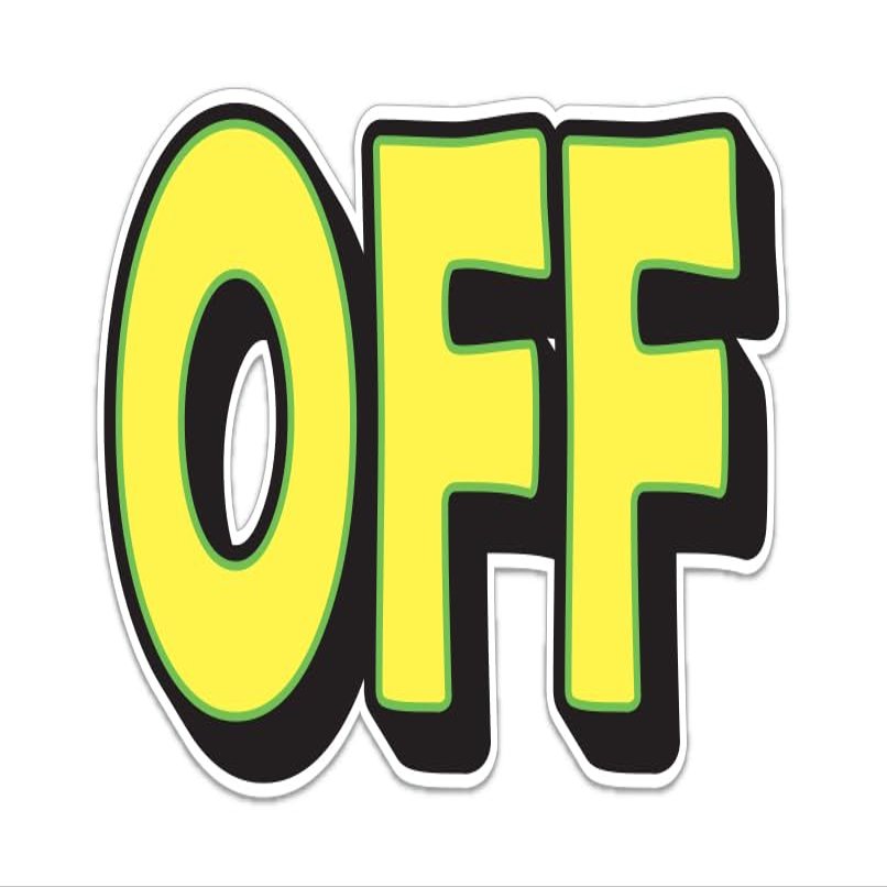 Giant Magnetic Numbers 10" 16" - Bright Yellow with Green Border - .024 Magnetic Material for Mailbox Number, Vehicle Numbers, Garage Door Address Signs, Metal Surface Signage, OFF - Pack of 8