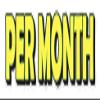 Giant Magnetic Numbers 10" 16" - Bright Yellow with Green Border - .024 Magnetic Material for Mailbox Number, Vehicle Numbers, Garage Door Address Signs, Metal Surface Signage, PER MONTH - Pack of 2 view 1