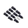 VZB 10PCS ABS Car Display Speed Shapes for auto Painting Wrapping Sample Exhibition Display Black view 1