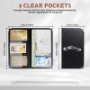 TYUTOSEG Car Registration and Insurance Card Holder,Car Document Holder Glove Box with Magnetic Shut For Documents, Cards, License view 3