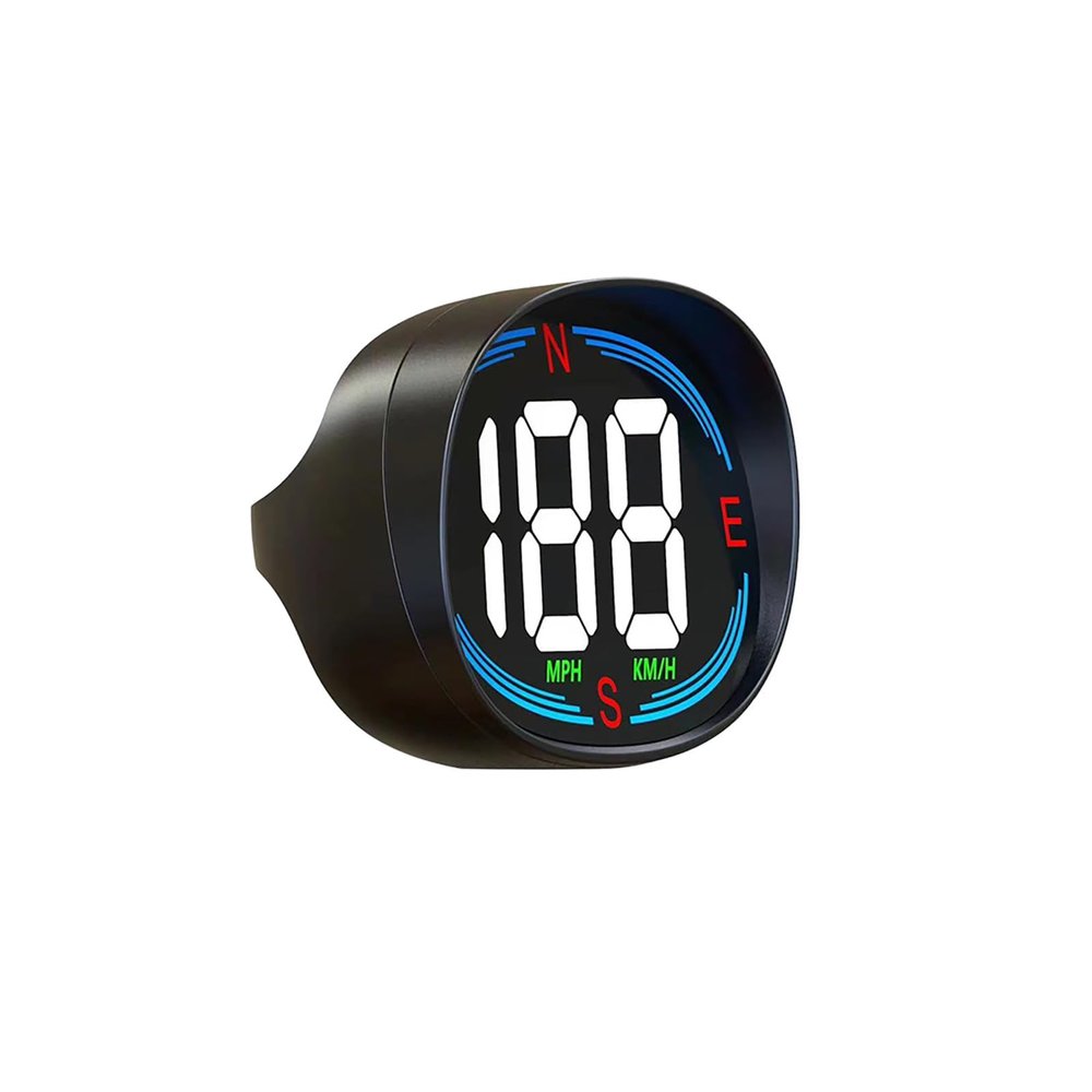 AZIJYV H2 Digital Speedometer GPS HUDCar Head Up Display with Speed Compass MPH Plug and Play Universal All Cars