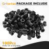 100pcs HVAC 1/4' Quick Coupler Charging Gaskets for AC Refrigeration Hose view 2