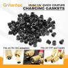 100pcs HVAC 1/4' Quick Coupler Charging Gaskets for AC Refrigeration Hose view 3