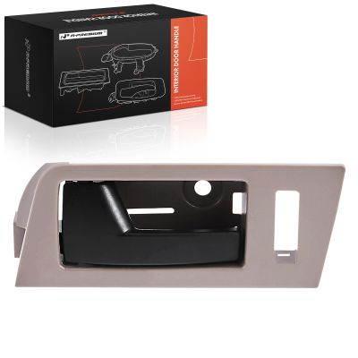 A-Premium Front Left Driver Side Interior Door Handle Compatible with Ford Escape, Focus & Mazda Tribute & Mercury Mariner, Gray Housing with Black Lever, with Power Door Locks, Replace# 8S4Z5422601AA