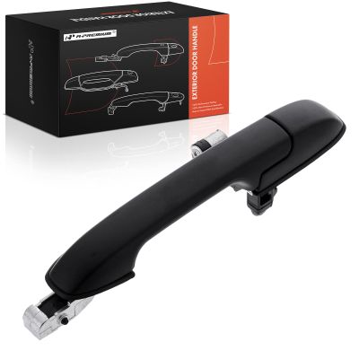 A-Premium Rear Left Driver Side Exterior Door Handle Compatible with Honda Pilot 2006 2007 2008, Primed Black, Replace# 72680-S9V-A11ZL