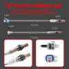 STZJAYE 4Pcs Oxygen O2 Sensor 213-4229 234-4668, Automotive Replacement 02 Sensors Upstream Downstream Compatible with for Chevy for Silverado for Suburban for GMC for Yukon XL for Sierra view 4