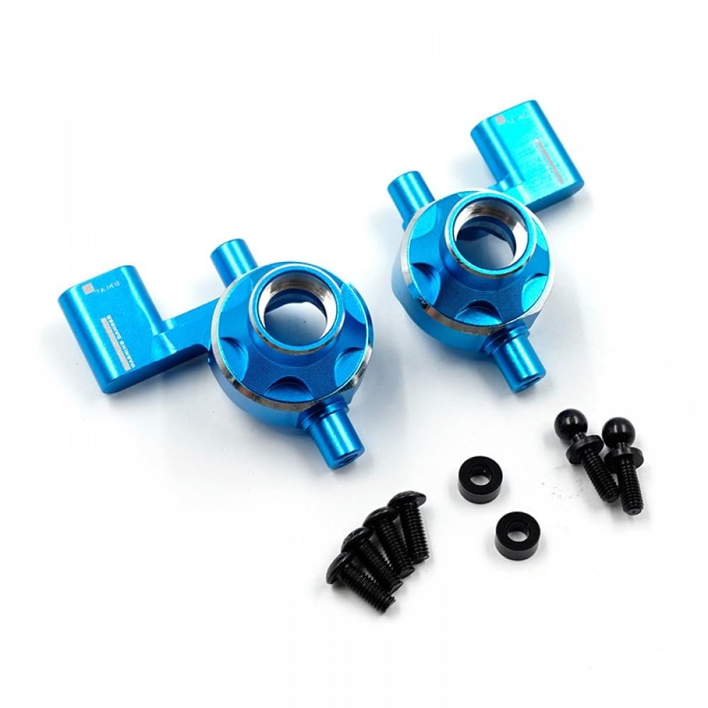 Yeah Racing TAMB-007BU Aluminum Steering Knuckle Set (F/R) for Tamiya MB-01