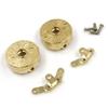 Yeah Racing EMED-007 Brass Front Steering Knuckle Arm (2) : Element 1/10 Enduro view 1