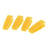 XUYUH 4Pcs ABS Automobile Car Clip Timeproof Extractor Puller Tool, 3x1cm, Yellow view 1