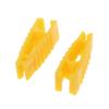 XUYUH 4Pcs ABS Automobile Car Clip Timeproof Extractor Puller Tool, 3x1cm, Yellow view 4
