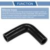 X AUTOHAUX 1 Pcs 19mm/0.75"-22mm/0.87" ID 90mm/3.54" Length 90 Degrees Black Car Silicone Hose Coolant Hose Universal view 4