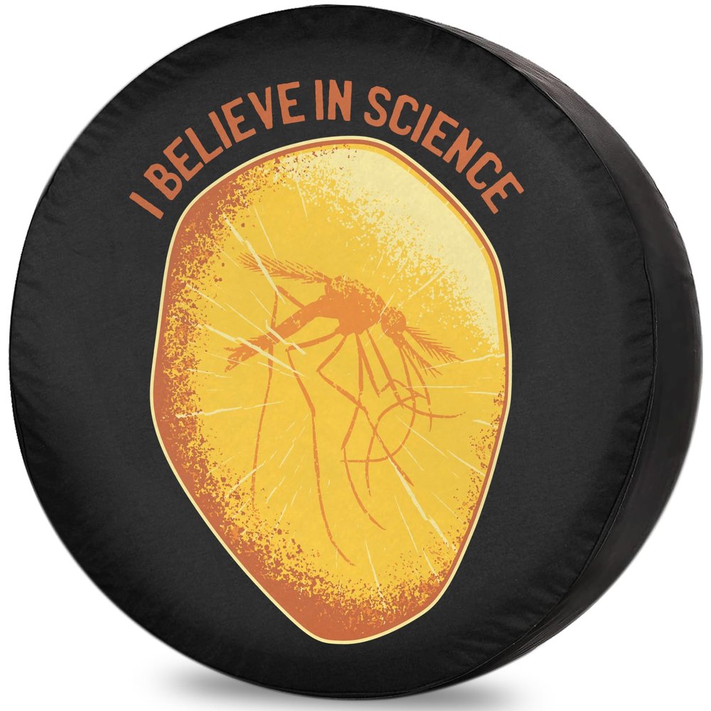 RV Spare Tire Cover Amber Mosquito Waterproof DustProof Universal for Trailer SUV Van Camp Travel Trailer 12" 13" 14" 15" 16" 17 Inch Wheel