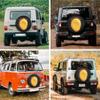 RV Spare Tire Cover Amber Mosquito Waterproof DustProof Universal for Trailer SUV Van Camp Travel Trailer 12" 13" 14" 15" 16" 17 Inch Wheel view 3