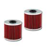 RIDE AND CUSTOM Oil Filters Compatible with KAWASAKI NINJA 650 MLF-MLFA 2020-2020 Twin Pack view 1
