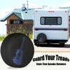 Camper Spare Tire Cover Ukulele Scenery RV Tire Cover Sunproof DustProof Universal for Trailer SUV Camp Travel Trailer 12" 13" 14" 15" 16" 17 Inch view 2