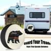 Spare Tire Covers for RV Trailer National Park Explorer Weatherproof Dustproof Universal for SUV, Camp, and Travel Vehicles 12" 13" 14" 15" 16" 17 Inch view 2