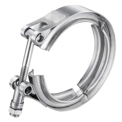 WYSIWYKA 2 Inch V Band Clamp 304 Stainless Steel, for Turbo Exhaust Downpipe, Racing Ford Pickup Truck Exchange Exhaust Systems