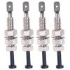 Karlass 4PCS 12v Door Pin Switch Universal Adjustable Bonnet Light Hood Screw Car Auto Trunk Alarm Security Hood On Off Momentary 20A 12Vdc view 2