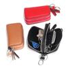 Berfi Life Key Fob Case Genuine Leather, Double Zipper Car Key Holder & Key Wallet with Keychain, Key Pouch for Purse Gift view 4