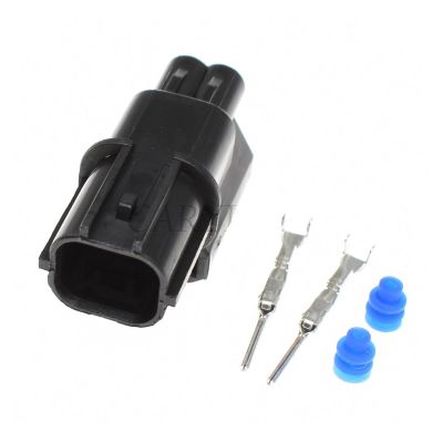 TakenE 1 Kit 2 Pin 6188-0589 6189-0890 Waterprof Temperature Sensor Plug ABS Sensor Light Wire Socket 91706-PLC-0030-H1 (Color : Male Connector Set)