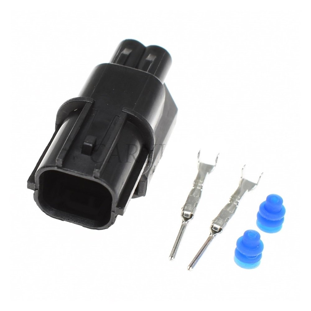 TakenE 1 Kit 2 Pin 6188-0589 6189-0890 Waterprof Temperature Sensor Plug ABS Sensor Light Wire Socket 91706-PLC-0030-H1 (Color : Male Connector Set)