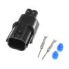 TakenE 1 Kit 2 Pin 6188-0589 6189-0890 Waterprof Temperature Sensor Plug ABS Sensor Light Wire Socket 91706-PLC-0030-H1 (Color : Male Connector Set) view 1