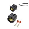TakenE 2Pin Black 1.8MM Auto Water Temperature Sensor Electronic Connector Wire Harness Plug 178390-2 (Color : Female with Wire) view 2