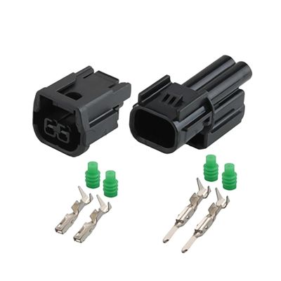 TakenE 1 Set 2 Pin 6181-6851 6189-7408 Conenctor Fog L/ED Headlight Spaker Plug Sensor Connector (Color : Male Female Set)