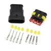 TakenE 1 Set 4 Pin Way Tyco Amp Superseal Automotive Connector Sealed Waterprof Auto Female Or Male Plug 282106-1 282088-1 (Color : Male Female) view 1