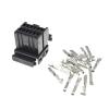 TakenE 1 Set 174058-2 174045-2 Auto Car Window Lifter Assembly Connector Black Socket Fit Compatible Automotive Wiring Harness 12 Pin (Color : Female Set) view 1