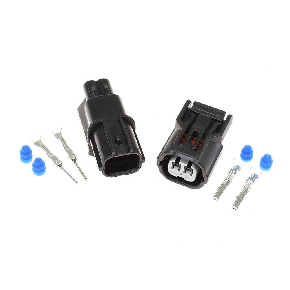 TakenE 1 Kit 2 Pin 6188-0589 6189-0890 Waterprof Temperature Sensor Plug ABS Sensor Light Wire Socket 91706-PLC-0030-H1 (Color : Male Female)