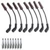 Wireset & 8 Platinum Spark Plugs for 02-06 Cadillac Escalade V8 748HH 9748HH view 1
