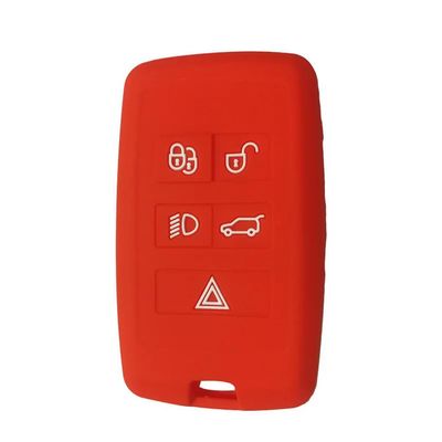 LLFDTY Silicone Rubber Key Fob Cover for Land Rover Discovery 3 for Range Rover Sport 2010 2011 2012