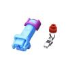 DWFSKZKV 10 Sets 1 Pin Air Conditioning Wire Plug Automotive Connector Connector with Terminal Plug DJ70116-6.3-11/21 1P view 2