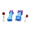 DWFSKZKV 10 Sets 1 Pin Air Conditioning Wire Plug Automotive Connector Connector with Terminal Plug DJ70116-6.3-11/21 1P view 3