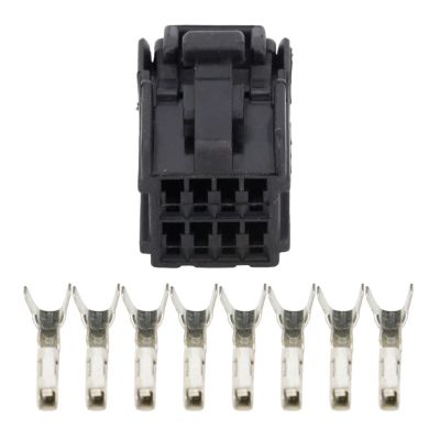 8 Pin Black Car Harness Connector Car Window Winder Assembly Connector with Terminal DJ7084-1.2-21 8P (Size : 10 Sets)
