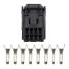 8 Pin Black Car Harness Connector Car Window Winder Assembly Connector with Terminal DJ7084-1.2-21 8P (Size : 10 Sets) view 1