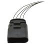 TakenE 1 Set 4 Pins Male Plug Female Socket 4B0973724 638245-1 1J0973724 1J0973824 Automobile Ignition Coil Wire Connector (Color : Male with Wire) view 1