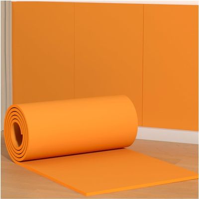 RhLLvJ Garage Wall Protectors, Self-Adhesive Rubber Foam Stud Protectors, Studio Garage Gym Wall Protectors (Color : Orange, Size : 39.3x78.7in/100x200cm)