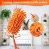 TIMIVO Mini Duster for Cleaning, 360 Bendable Hand Dusters with Extension Pole, Washable Small Duster for Car Interior, Office, Furniture view 2